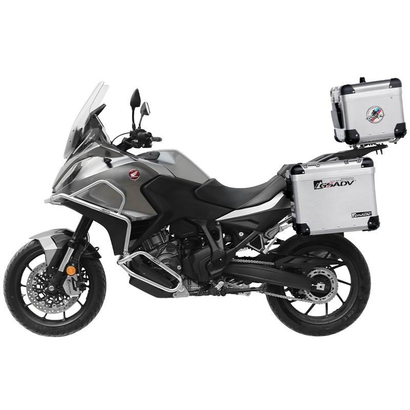 Stainless steel upper and lower guard bars - Silver - Three boxes of zing aluminum-magnesium alloy - silver