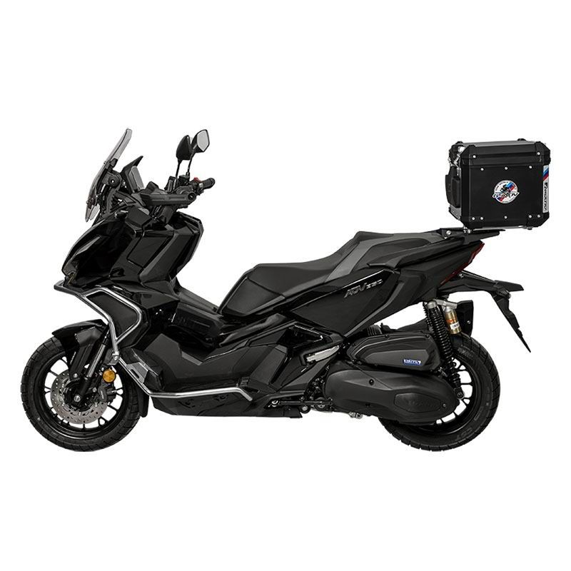 Classic aluminum-magnesium alloy trunk - black