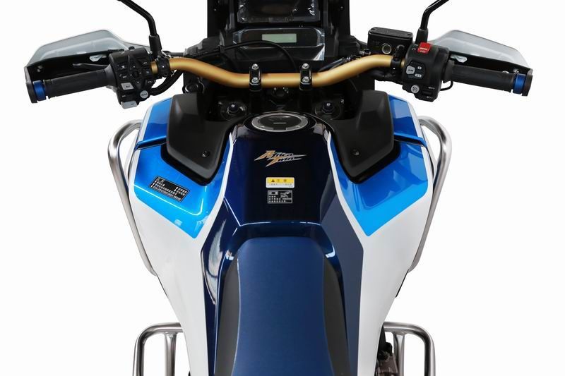 Upper and lower stainless steel guard bars - silver