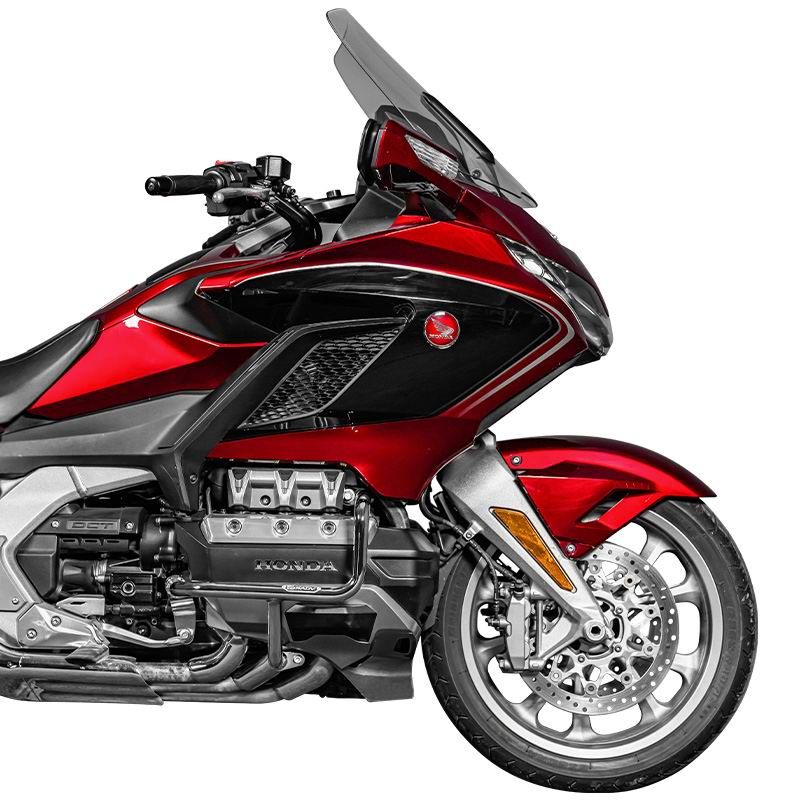 Engine guard bar Model B - Chrome silver plated