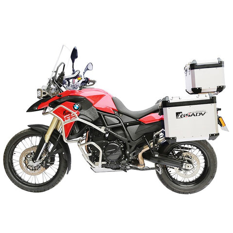 For BMW F700GS ADV F800GS ADV Rear Motorcycle Trunk Top Case Aluminum Side Boxes