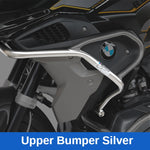 For BMW R1250GS Motorcycle Crash Bar Protection Engine Guard Bumper Steel Crash Cage