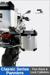 For Benelli TRK502 Top Case Motorcycle Aluminum Side Boxes Rear Box Suitcase Waterproof Steel Rack