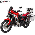 For Honda CRF1100L Aluminum Side Box Motorcycle Trunk Tail Box Storage Case Steel Bracket