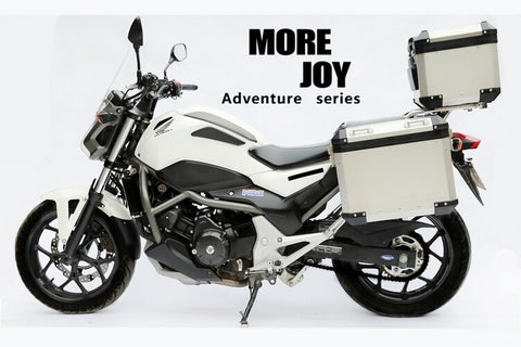 For Honda NC750X Top Case Motorcycle Aluminium Pannier Rear Box Storage Case Waterproof