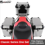 For Honda X-ADV750 Aluminum Top Case Motorcycle Luggage Box Side Case Rear Box Steel Rack