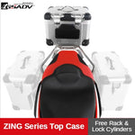 For Honda X-ADV750 Aluminum Top Case Motorcycle Luggage Box Side Case Rear Box Steel Rack