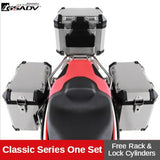 For Honda X-ADV750 Aluminum Top Case Motorcycle Luggage Box Side Case Rear Box Steel Rack