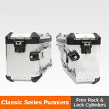 For KTM 690DUKE Rear Motorcycle Trunk Tail Box Aluminum Side Box Suitcase Waterproof Steel Bracket