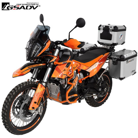 For KTM 790 790ADV 790R 790Rally Side Box Motorcycle Case Aluminum Top Box Luggage Waterproof