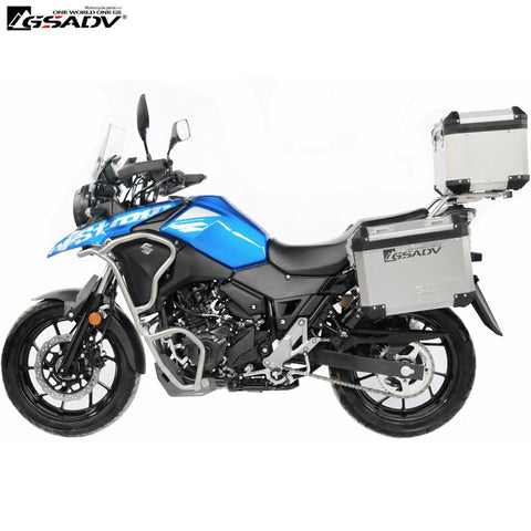 For Suzuki V-Strom DL250 Engine Guard Crash Bar Protection Motorcycle Steel Stunt Cage Protector