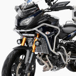 For YAMAHA MT-09 Tracer Steel Stunt Cage Protector Motorcycle Engine Guard Bumper Protection