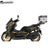 For YAMAHA Nmax155 Motorcycle Trunk Tail Box Luggage Storage Case Waterproof Steel Bracket