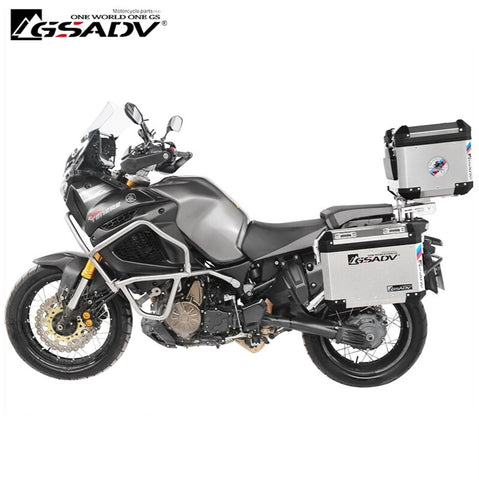 For YAMAHA XT1200Z Side Box Motorcycle Luggage Box Aluminum Top Case Waterproof Steel Bracket