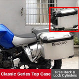 For YAMAHA XT1200Z Side Box Motorcycle Luggage Box Aluminum Top Case Waterproof Steel Bracket